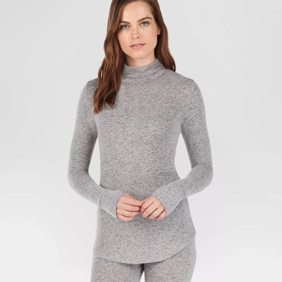 cuddl duds mock neck